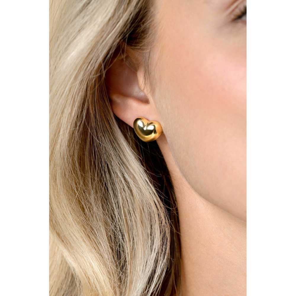 ZINZI Silver Gold Plated Earrings | Sweet Apple