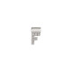 Pendente SEIMIA letra F - Contas P/ Pulseiras - Nomination Silver