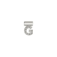 Pendente SEIMIA letra G - Contas P/ Pulseiras - Nomination Silver - Sweet Apple ® Relojoaria | Joalharia | Ourivesaria