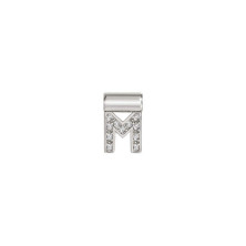 Pendente Seimia Letra M - Contas P/ Pulseiras - Nomination Silver - Sweet Apple ® Relojoaria | Joalharia | Ourivesaria