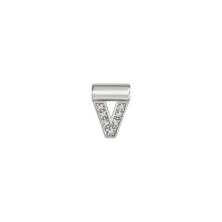 Pendente Seimia Letra V - Contas P/ Pulseiras - Nomination Silver - Sweet Apple ® Relojoaria | Joalharia | Ourivesaria