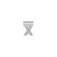 Pendente Seimia Letra X - Prata - Nomination Silver - Sweet Apple ® Relojoaria | Joalharia | Ourivesaria
