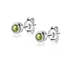 Brincos Zinzi Pedra Verde