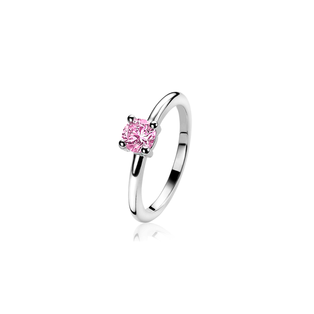 Anel Zinzi Pedra Rosa - Rings - ZINZI