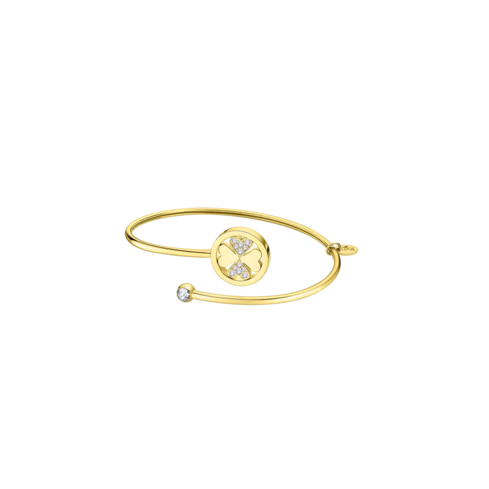 Pulseira Dourada Trevo Pulseira Dourada Trevo