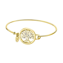 Pulseira Lotus Dourada Árvore da Vida