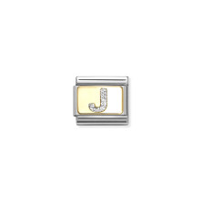 Link Nomination Letra J - Contas P/ Pulseiras - Nomination Links