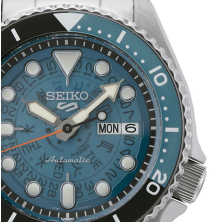 5 Sports Sports Style Translúcido azul - Seiko - Seiko - Sweet Apple ® Relojoaria | Joalharia | Ourivesaria