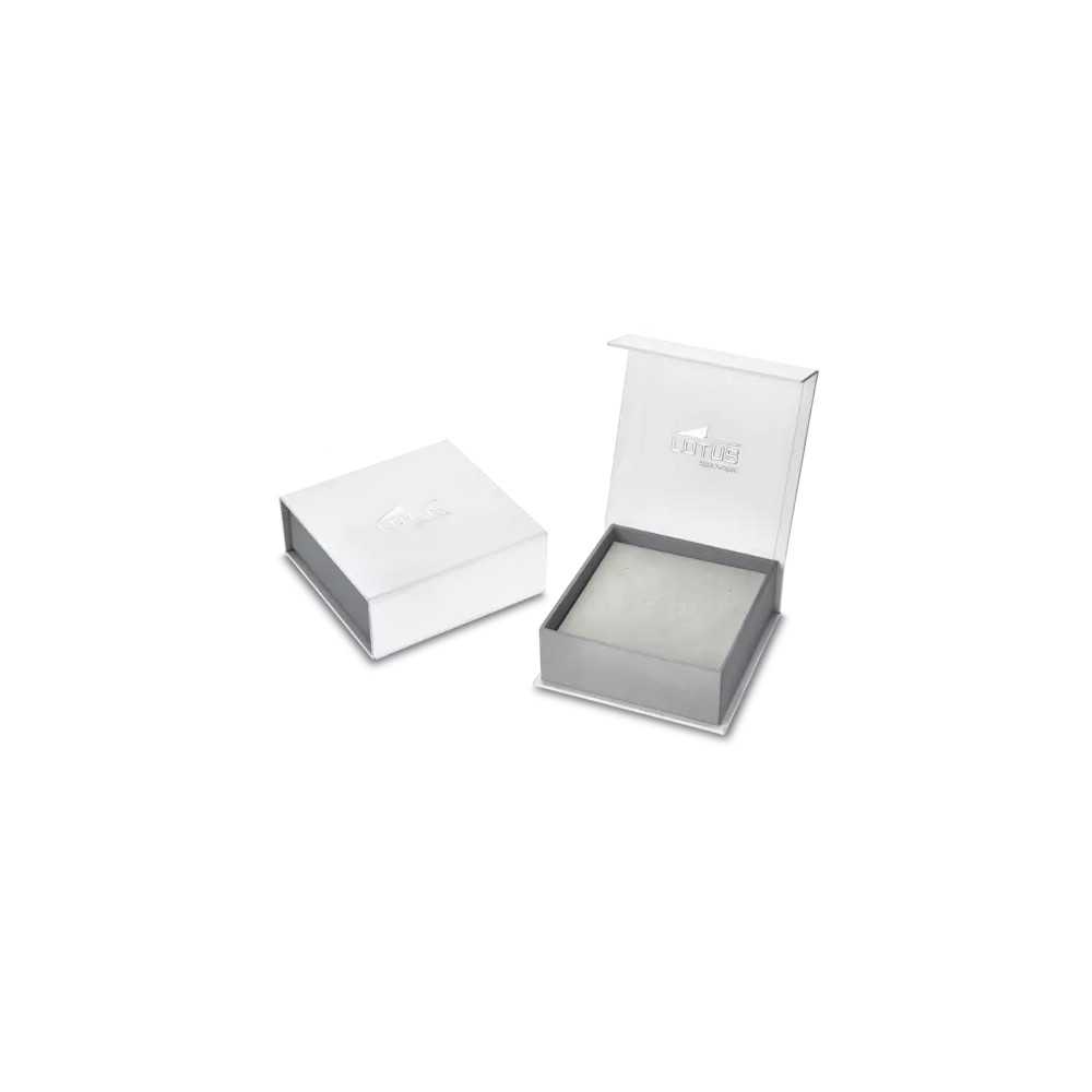 Solitaire LOTUS SILVER EARRINGS | Sweet Apple