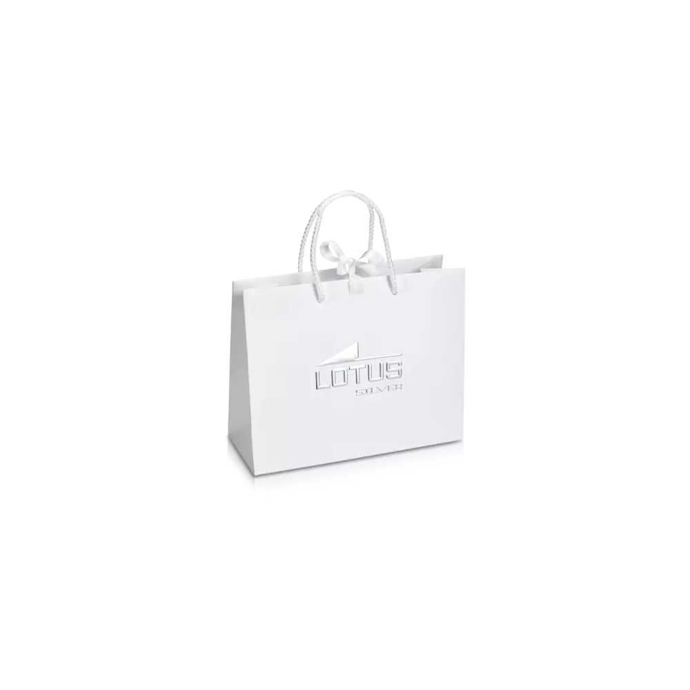 Solitaire LOTUS SILVER EARRINGS | Sweet Apple
