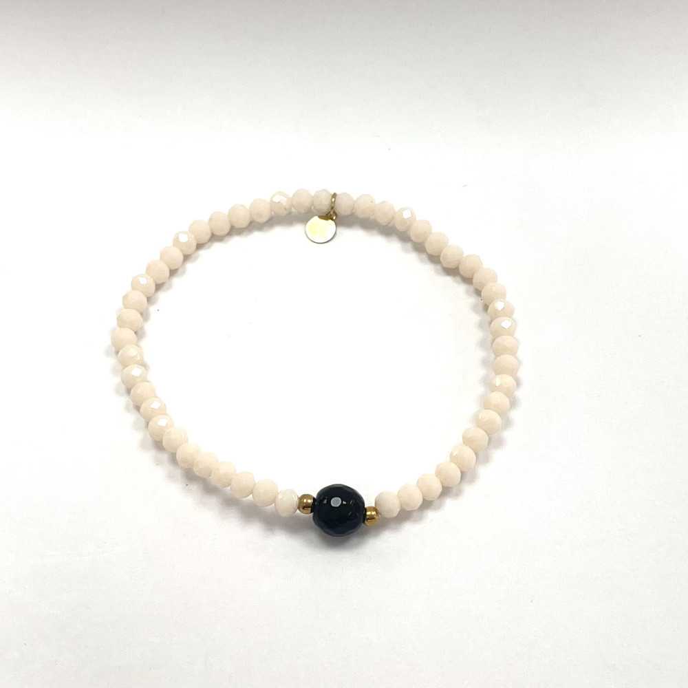 PULSEIRA PEDRAS BEGE