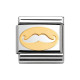 Link Nomination Bigode - Contas P/ Pulseiras - Nomination Links