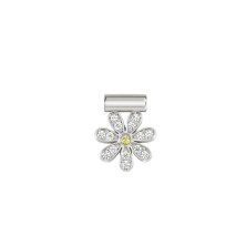 Pendente Seimia Flor - Contas P/ Pulseiras - Nomination Silver