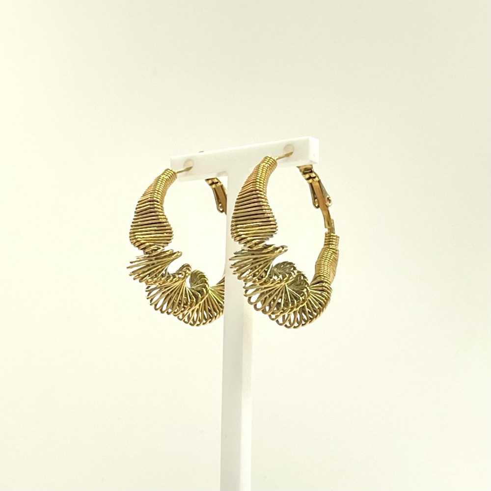 Feelit Hoops Gold Earrings | Sweet Apple