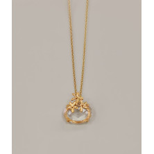 Colar Sweet Apple prata dourada - Colares / Fios - Sweet Apple Silver - Sweet Apple ® Relojoaria | Joalharia | Ourivesaria