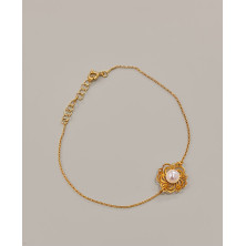 Pulseira Sweet Apple prata dourada - Pulseiras - Sweet Apple Silver - Sweet Apple ® Relojoaria | Joalharia | Ourivesaria